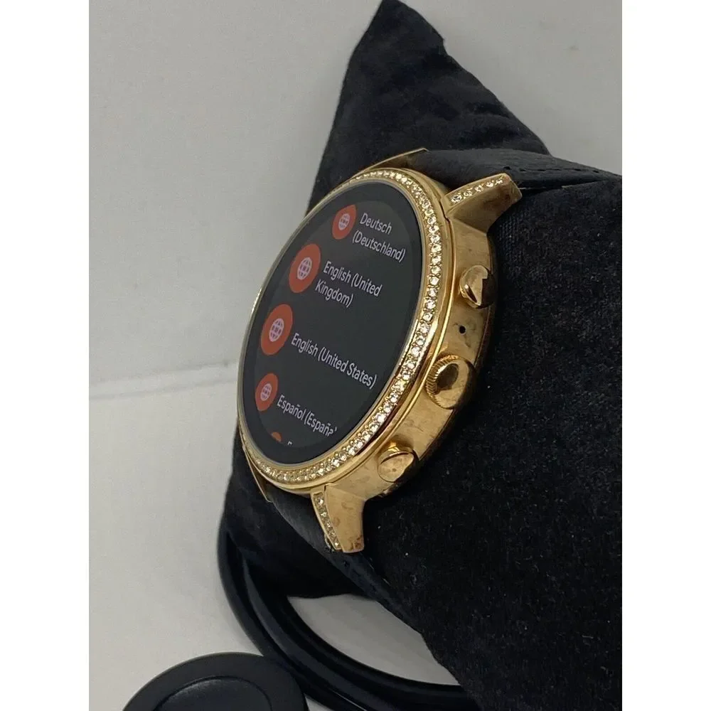 Fossil Gen 4 Authentic Digital Dial Smart Watch Custom Band FTW6015 AB394
